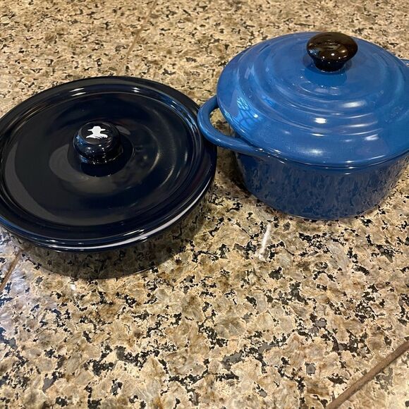 Don Julio Serving Dish Creative Co-op Blue Baking Dish - Picture 15 of 16
